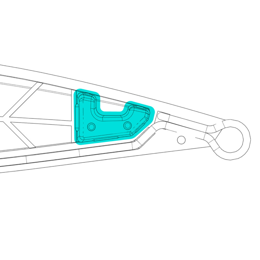 FIXED WEIGHT AT THE TAIL (後方固定重心ウェイト)