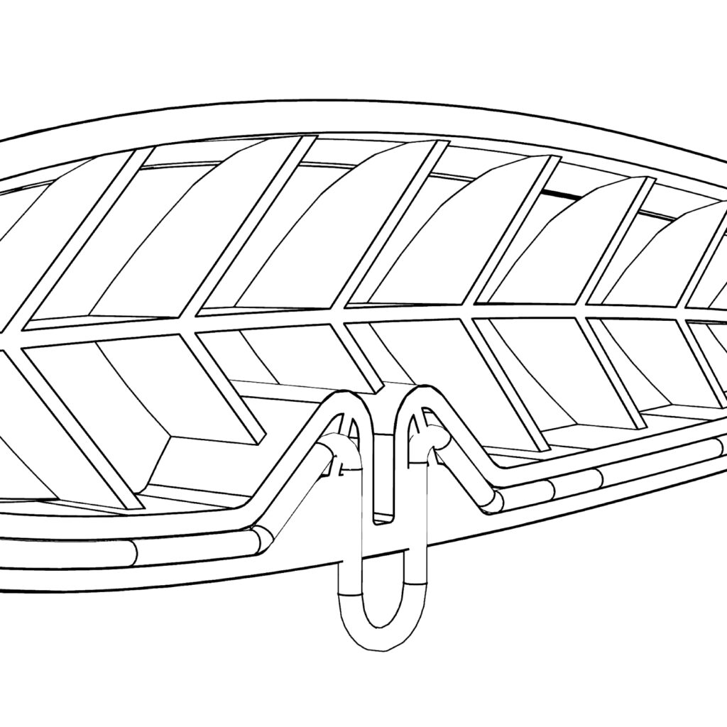 REINFORCED RIB FRAME (高剛性リブフレーム)